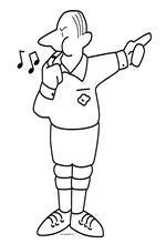 coloring page Soccer