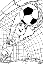 coloring page Soccer