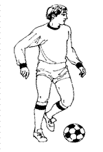 coloring page Soccer