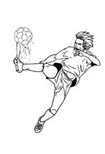 coloring page Soccer