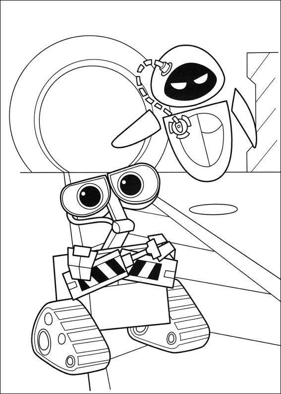 Coloriage De Wall E