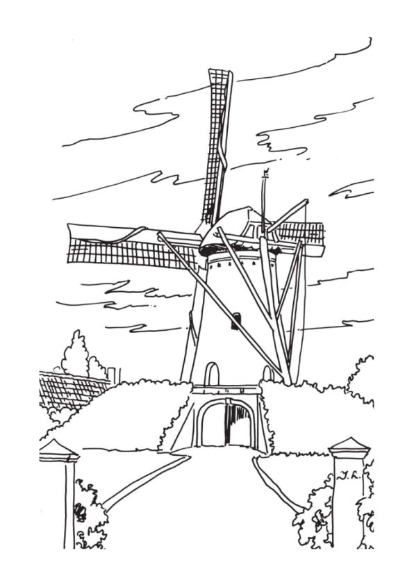 Kids-n-fun.com | 18 coloring pages of Windmills