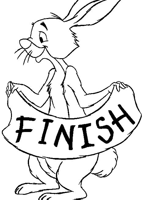 rabbit from winnie the pooh coloring pages - photo #28