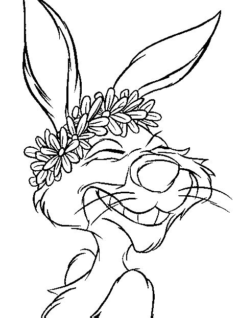 rabbit from winnie the pooh coloring pages - photo #21