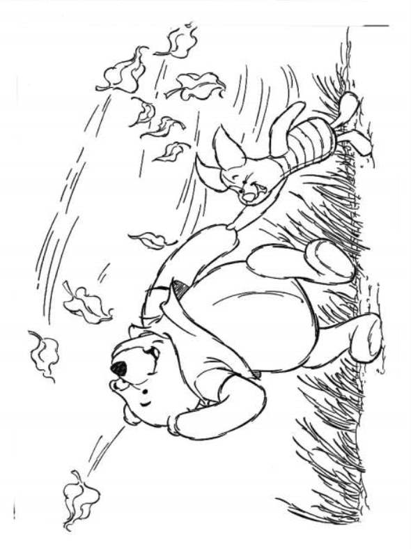 winnie the pooh coloring pages calendar - photo #4