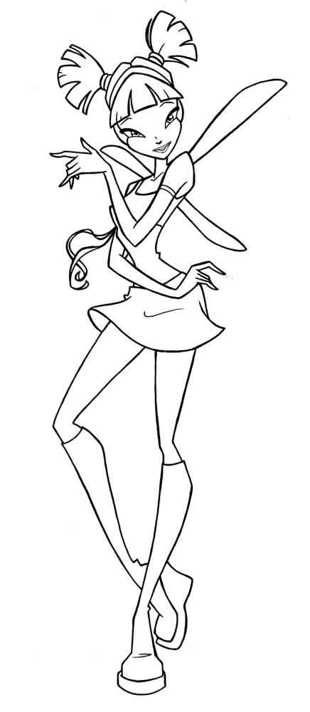 Kids-n-fun.com | Coloring page WinX Club WinX Club