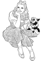 coloring page Wizard of Oz