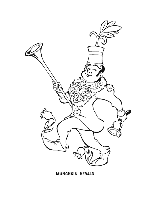 Kids-n-fun.com | 29 coloring pages of Wizard of Oz