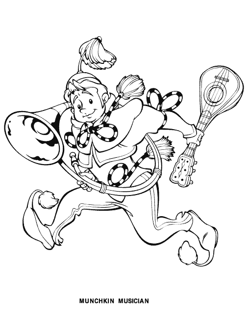 Kids-n-fun.com | 29 coloring pages of Wizard of Oz