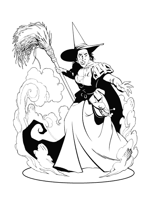 Kids n fun.com   Coloring page Wizard of Oz Wizard of Oz