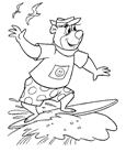 coloring page Yogi Bear
