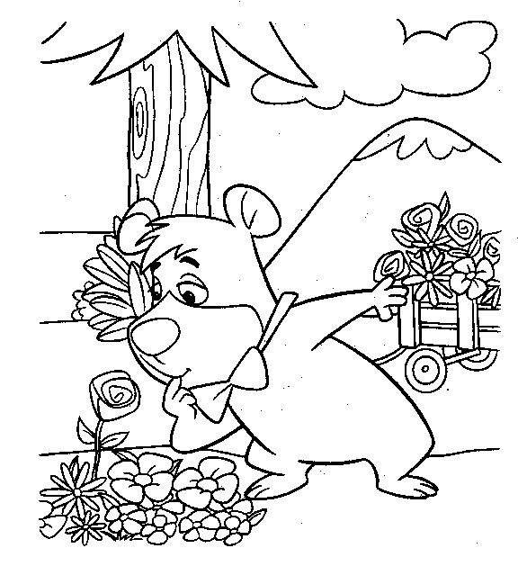 Kids-n-fun.com | Coloring page Yogi Bear Yogi Bear