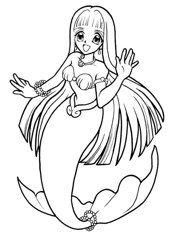 Kids-n-fun.com | 29 coloring pages of Mermaid