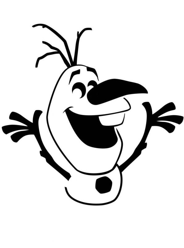 Olaf Printable Template
