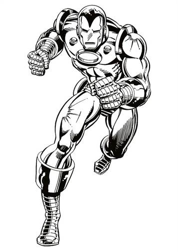 kids n fun com 60 coloring pages of iron man