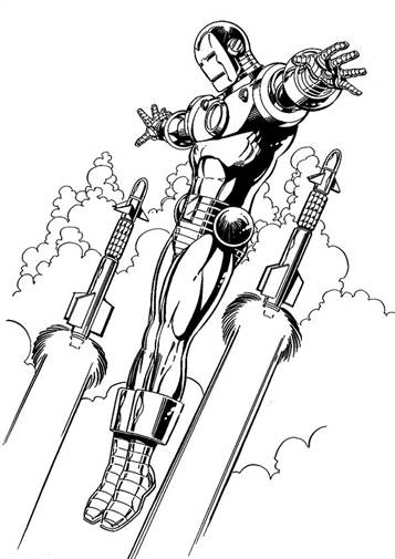 kids n fun com 60 coloring pages of iron man