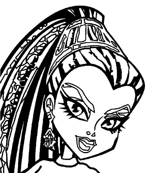 Hedendaags Kids-n-fun.com | Coloring page Monster High Nefera de Nile DJ-92