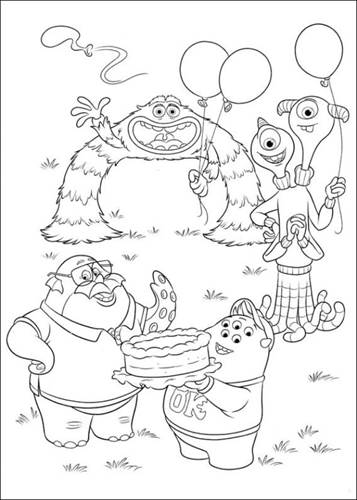 Explore the World of Monsters Inc. with Printable Coloring Pages