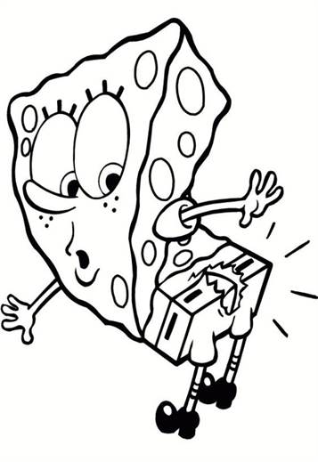 coloring pages free sponge bob