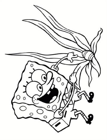 jellyfish spongebob coloring pages