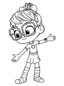 Kids-n-fun.com | 12 coloring pages of Abby Hatcher