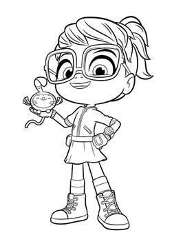 Download Kids-n-fun.com | 12 coloring pages of Abby Hatcher