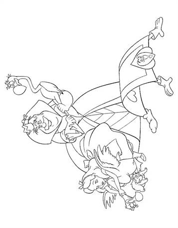 Kids-n-fun.com | 16 coloring pages of Alice in Wonderland