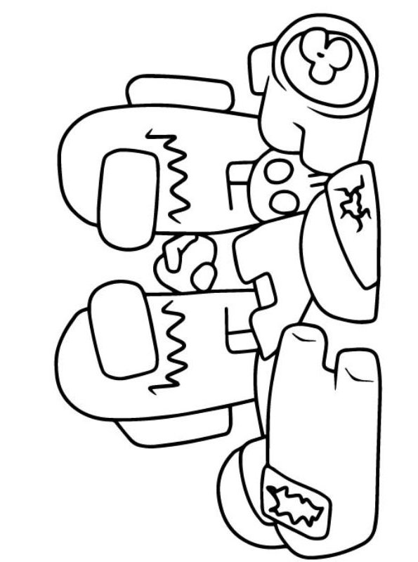 Download Kids-n-fun.com | Coloring page Among Us among us 05