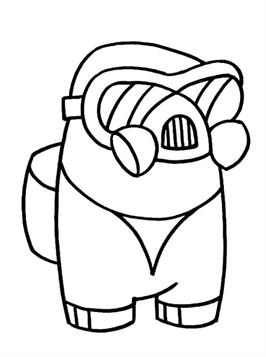 550 Among Us Squid Game Coloring Pages  Latest