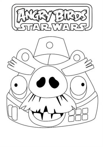 angry birds star wars coloring pages darth vader