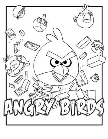 Angry Birds Pictures Coloring Books for Kids: Coloring Pages for Kids (Kids  Coloring Books) (Paperback)