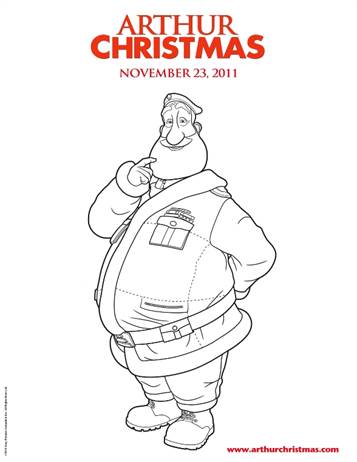 arthur holiday coloring pages