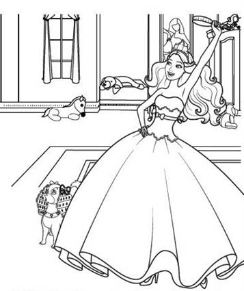 barbie and the rock star coloring pages