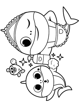 580 Baby Shark Song Coloring Pages  Best HD