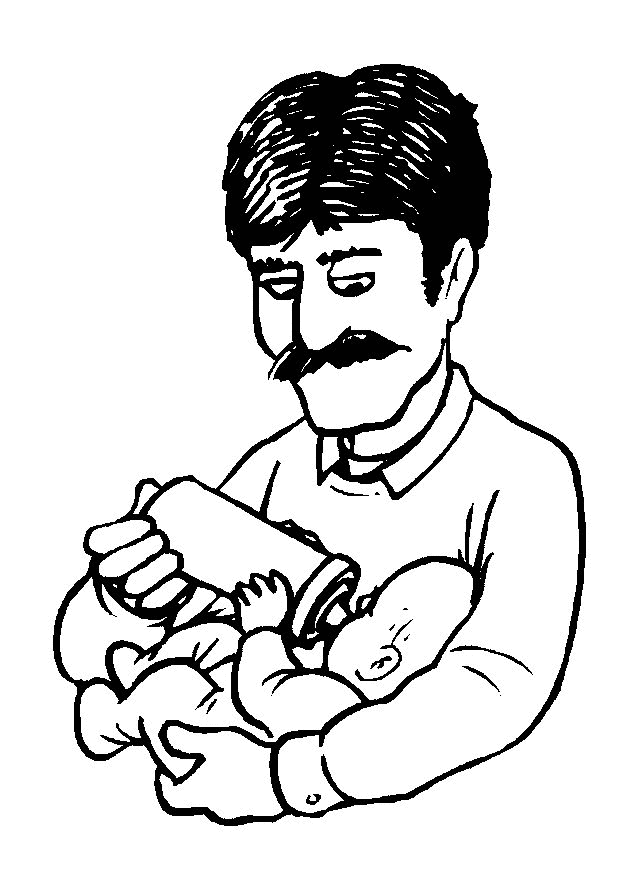 Kids-n-fun.com | Create personal coloring page of Baby coloring page
