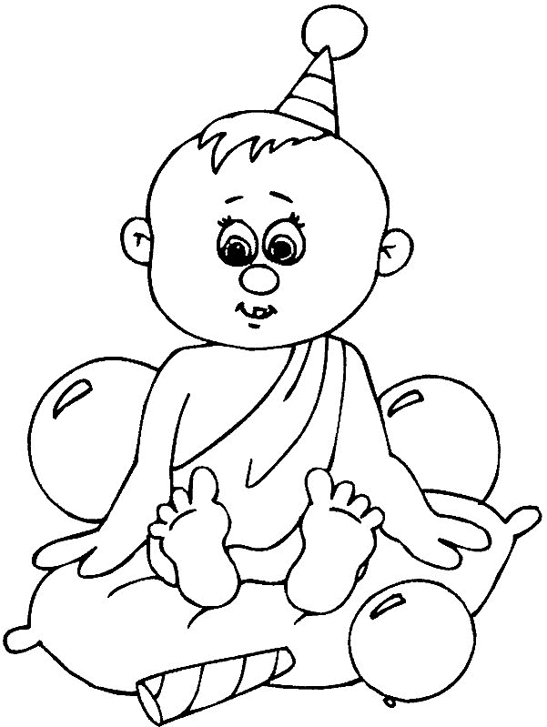 Print A Coloring Pages Of Babies 3