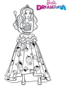 Barbie From Barbie Life In The Dreamhouse Coloring Page