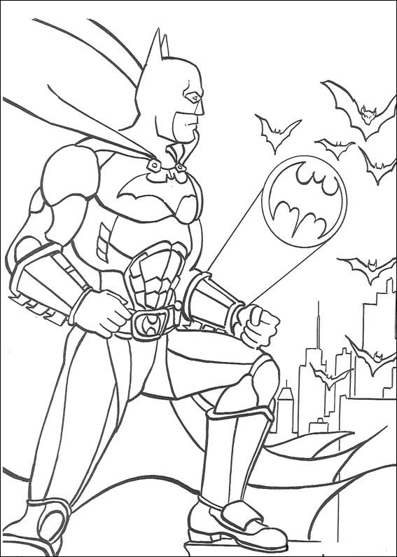 Download Kids-n-fun.com | Coloring page Batman Batman