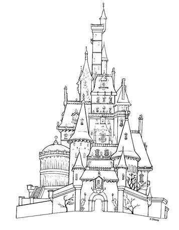 kidsnfun  20 coloring pages of castles