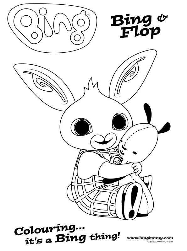 Bing Coloring Pages Free Kids Coloring Pages