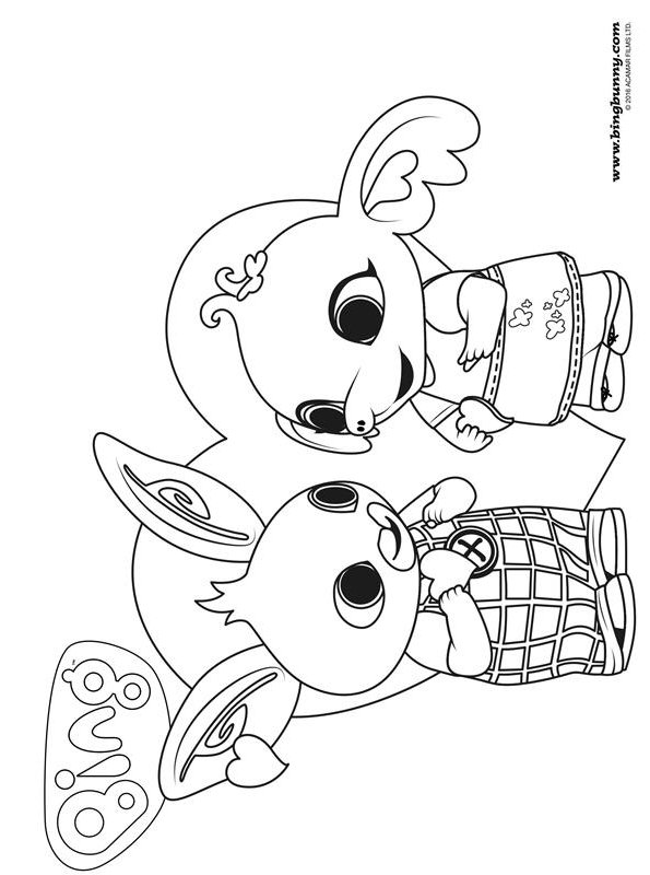 Kids-n-fun.com | Coloring page Bing Bunny Bing 10