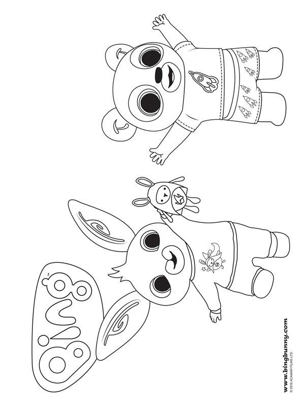 Kids-n-fun.com | Coloring page Bing Bunny Bing 11