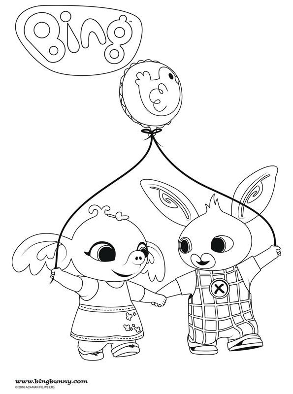 Bing Coloring Sheets Coloring Pages