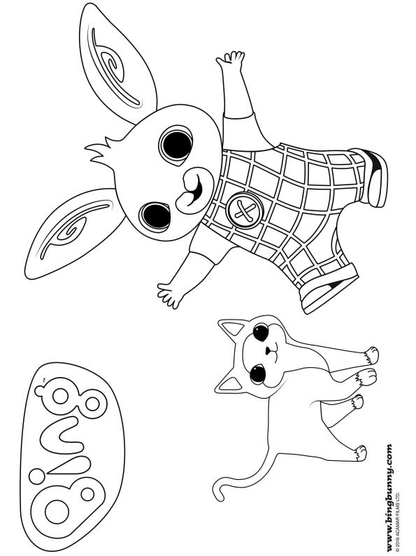 Bing Coloring Pages Free Kids Coloring Pages