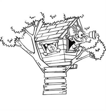 Kids-n-fun.com | 11 coloring pages of Treehouse