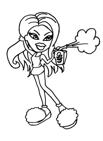 Bratz : Coloring book for children and adults fun, easy and