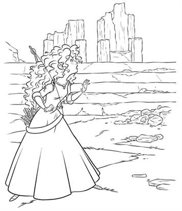 Kids N Fun Com 83 Coloring Pages Of Brave