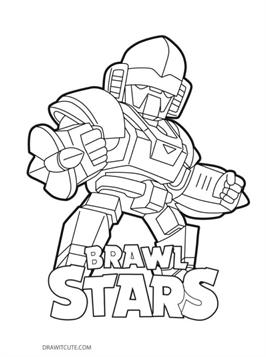 Kids N Fun Com 19 Coloring Pages Of Brawl Stars Skins - brawl stars bo ausmalbilder