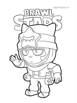 Kids N Fun Com 19 Coloring Pages Of Brawl Stars Skins - sandy brawl stars malvorlagen