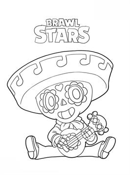 Kids N Fun Com 26 Coloring Pages Of Brawl Stars - tick brawl stars coloring page
